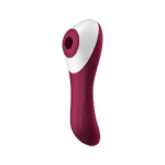 Satisfyer Luftdruckvibrator – G Punkt Vibrator – Dual Crush – Einführbarer Doppelter Luftdruckvibrator – Weinrot Satisfyer – Bild 5