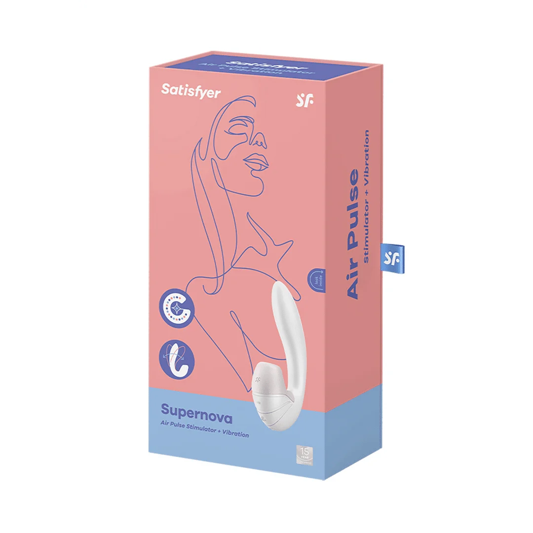 Satisfyer Luftdruckvibrator – Doppelvibrator – Supernova – Einführbarer Doppelter Luftdruckvibrator – Alt Satisfyer – Bild 4