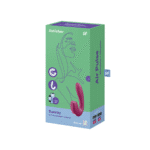 Satisfyer Luftdruck Vibrator – Doppelvibrator – Sunray - Einführbarer doppelter Luftdruck Vibrator - Berry Satisfyer