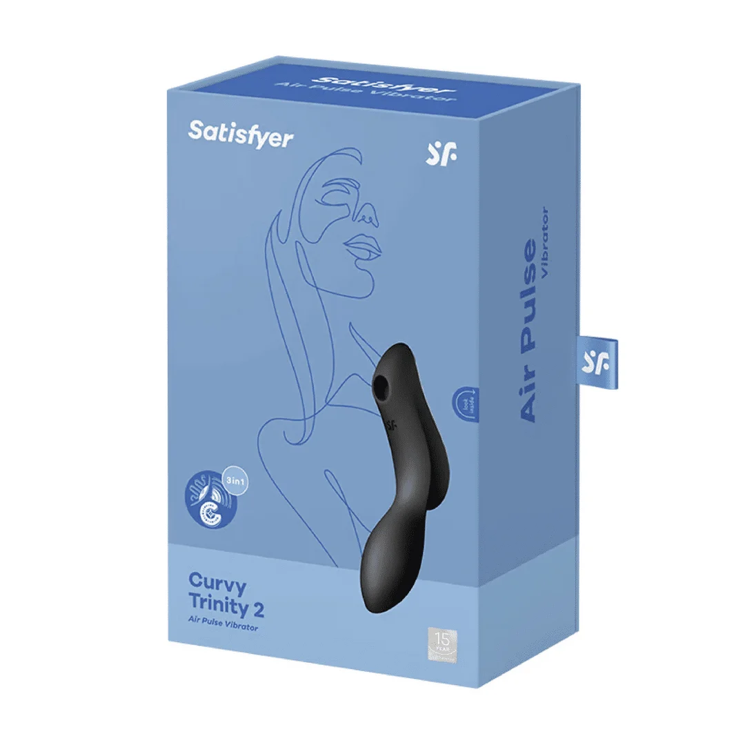 Satisfyer G Punkt Vibrator aus weichem Silikon – Curvy Trinity 2 – Bild 1