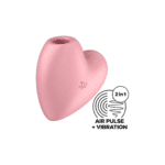 Satisfyer Luftdruck Vibrator – Klitorisstimulator – Cutie Heart - Air Pulse Stimulator en Vibratie - Licht Satisfyer – Bild 5