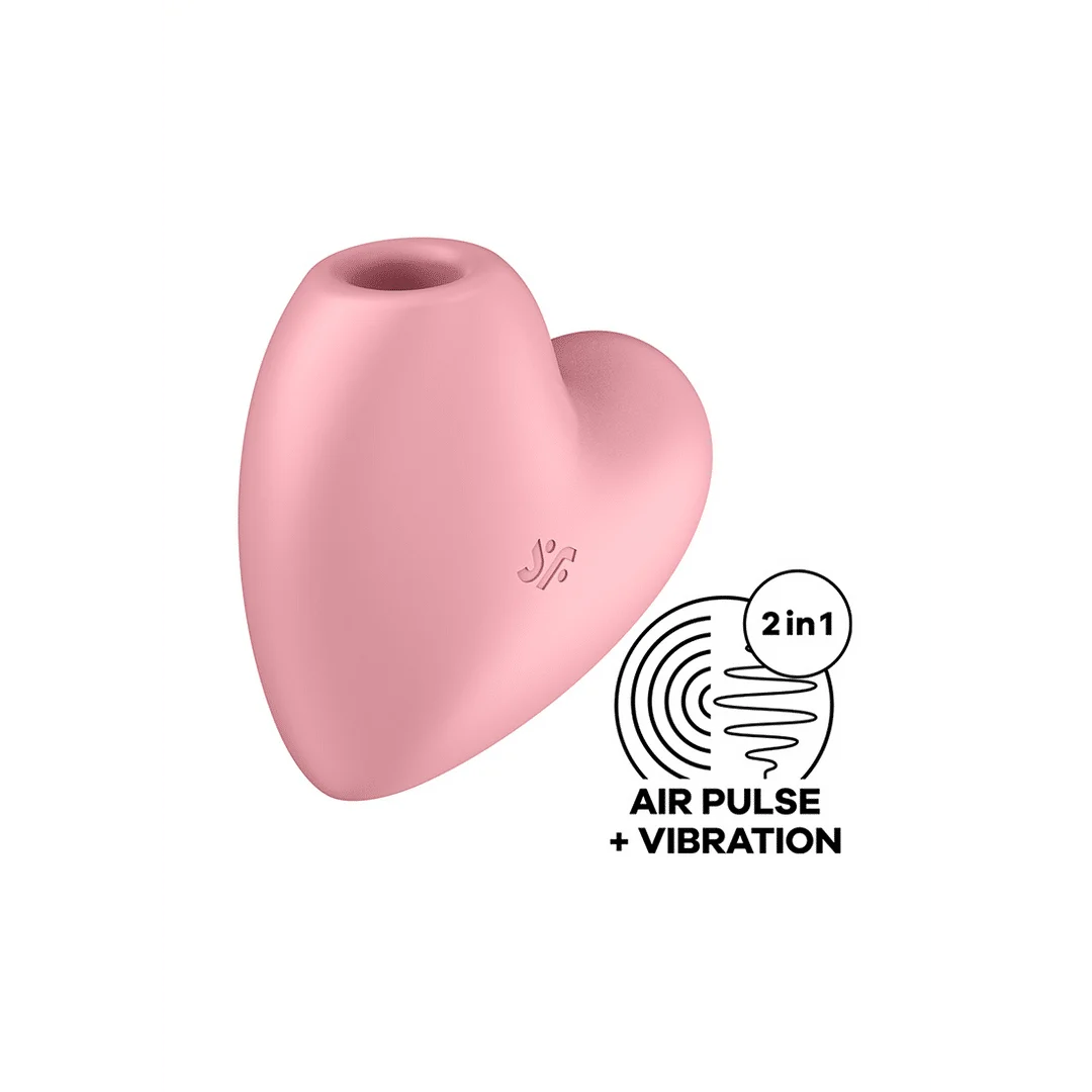 Satisfyer Luftdruck Vibrator – Klitorisstimulator – Cutie Heart - Air Pulse Stimulator en Vibratie - Licht Satisfyer – Bild 5
