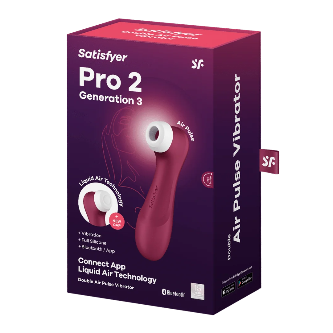 Satisfyer Pro 2 Generation 3 mit Liquid Air und Connect App, schwarz