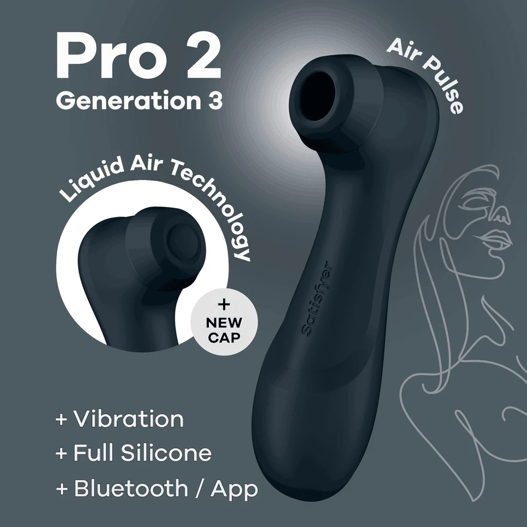 Satisfyer Pro 2 Generation 3 mit Liquid Air und Connect App, schwarz – Bild 12