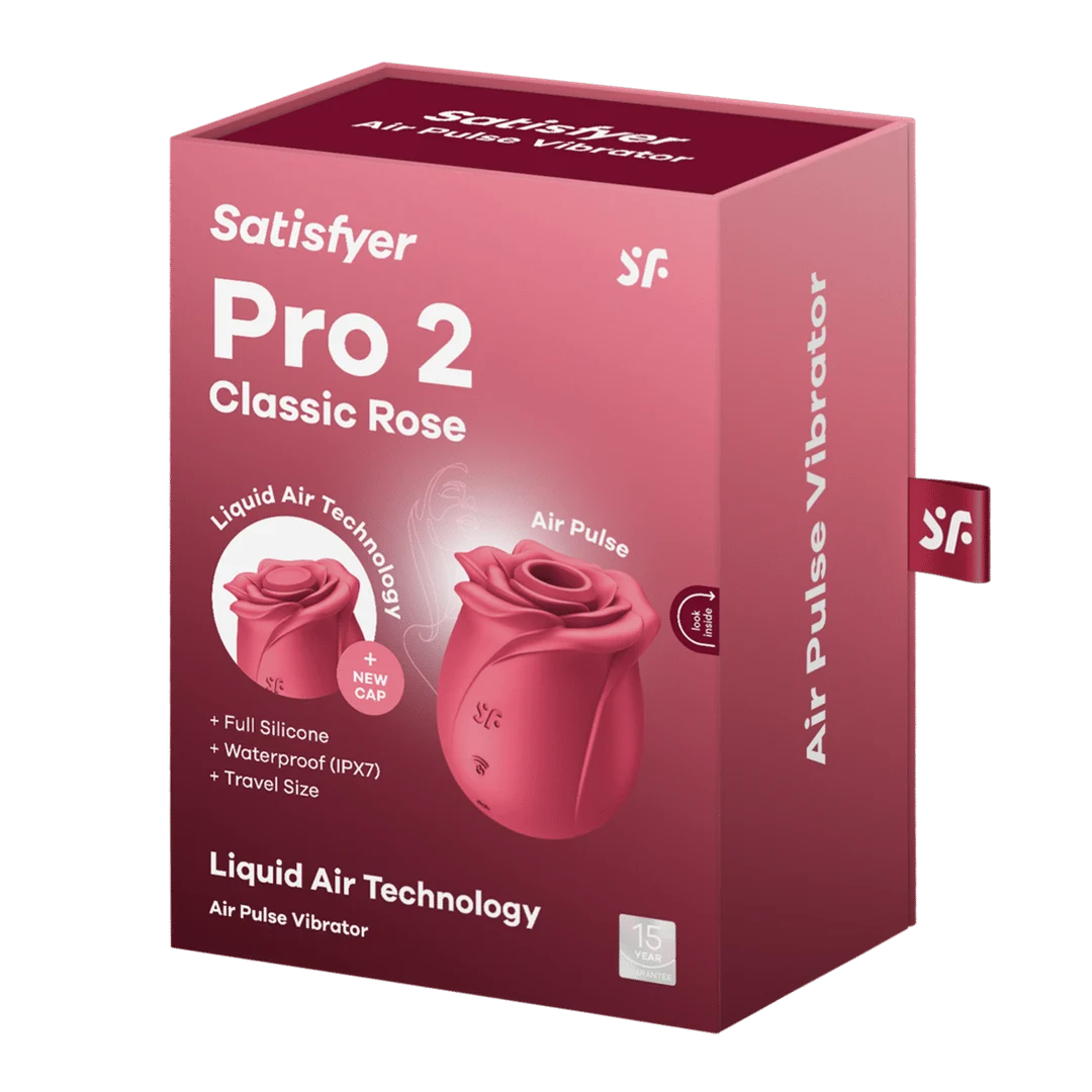4065854-2 Satisfyer Pro 2 Classic Blossom Rot – Bild 1
