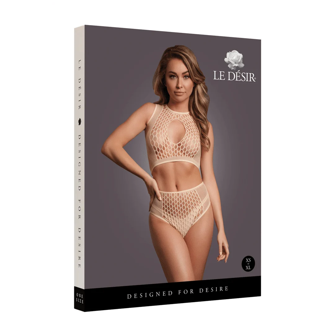 Dessous Set mit Netzeinsätzen und Keyhole Detail für eine verführerische Silhouette - LIN – Bild 19