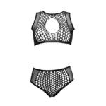Dessous Set mit Netzeinsätzen und Keyhole Detail für eine verführerische Silhouette - LIN – Bild 36