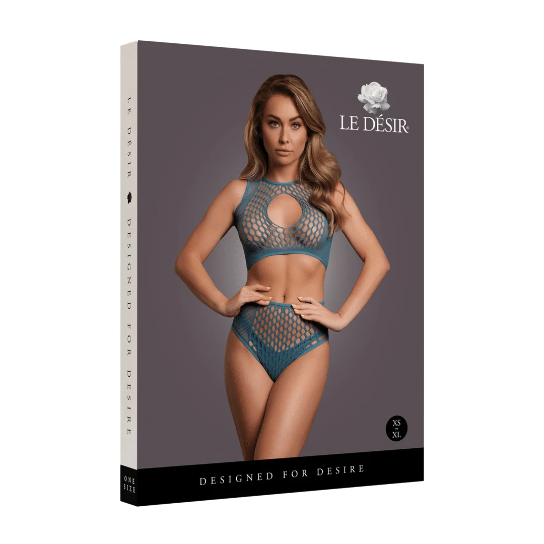 Dessous Set mit Netzeinsätzen und Keyhole Detail für eine verführerische Silhouette - LIN – Bild 25