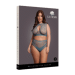 Dessous Set mit Netzeinsätzen und Keyhole Detail für eine verführerische Silhouette - LIN – Bild 7