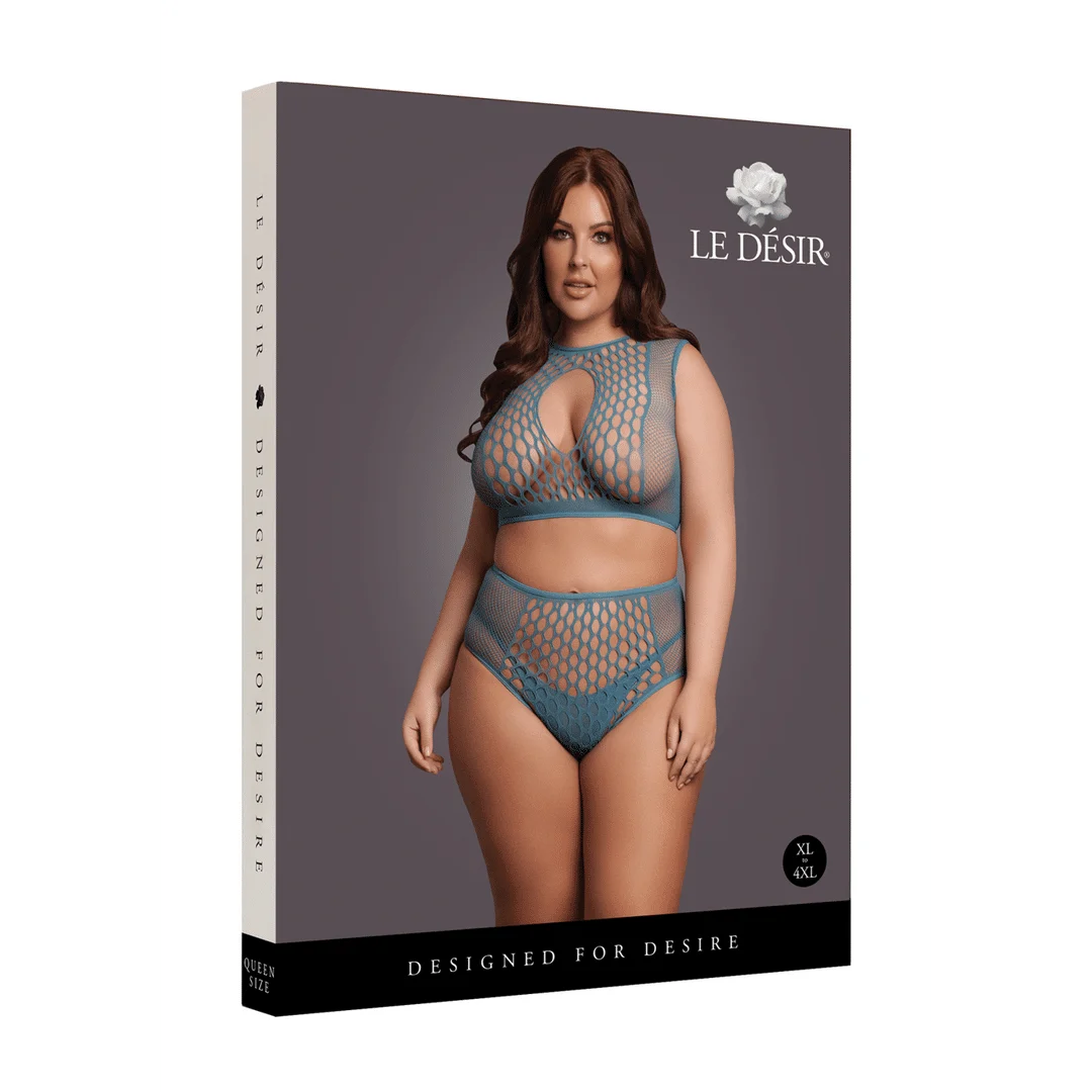 Dessous Set mit Netzeinsätzen und Keyhole Detail für eine verführerische Silhouette - LIN – Bild 7