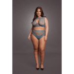 Dessous Set mit Netzeinsätzen und Keyhole Detail für eine verführerische Silhouette - LIN – Bild 10