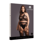 Verführerisches Dessous Set mit Neckholder und Netz für eine betonte Silhouette – LIN – Bild 7
