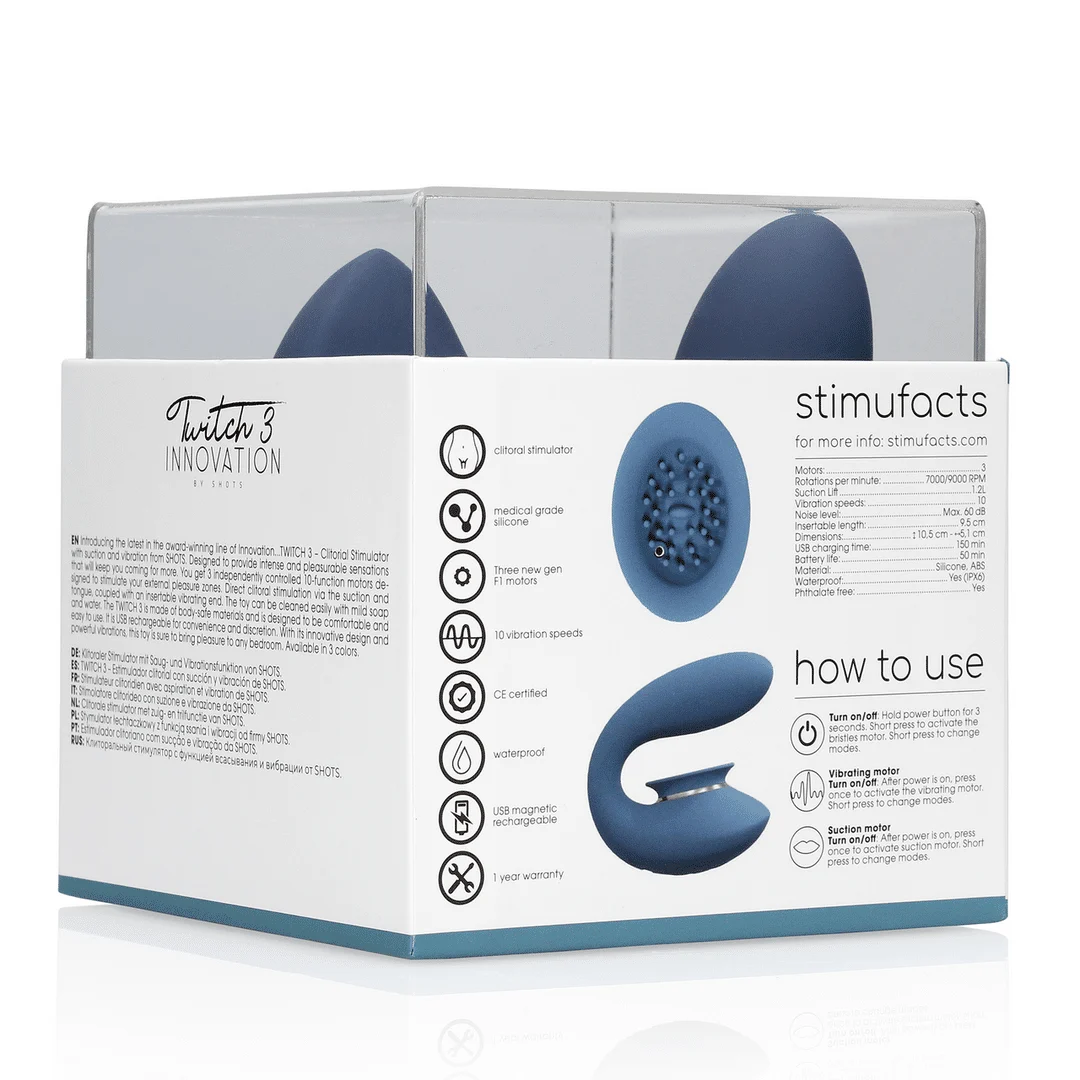 Klitorisstimulator mit Saugfunktion – Tester (Name) Innovation by Shots – Bild 7