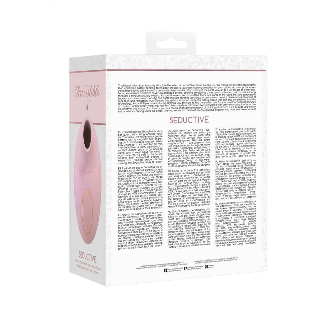 Druckwellenvibrator – Klitorisstimulator – Verführerisch - Air Pulse Vibrator Irresistible by Shots – Bild 8