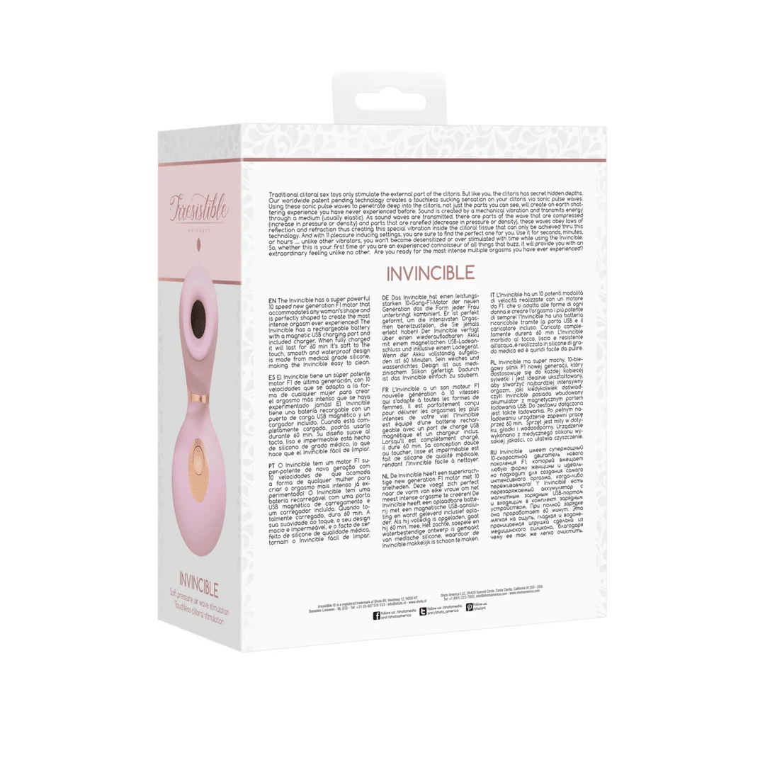Kitzler Vibrator mit 10 Geschwindigkeitsstufen | Unwiderstehlich, unbezwingbar, Rosa, Tester | Irresistible by Shots – Bild 13