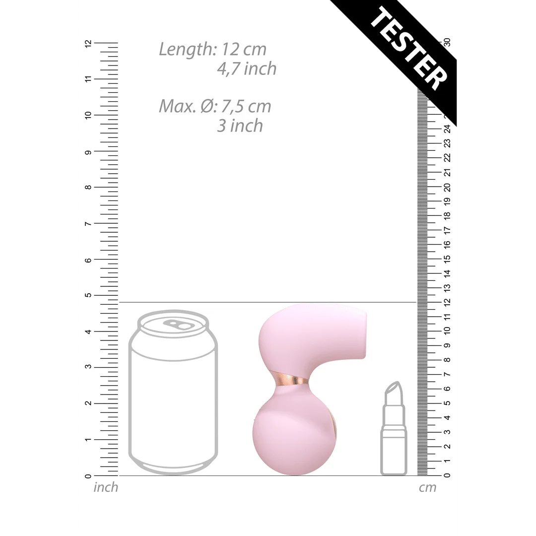 Kitzler Vibrator mit 10 Geschwindigkeitsstufen | Unwiderstehlich, unbezwingbar, Rosa, Tester | Irresistible by Shots – Bild 6