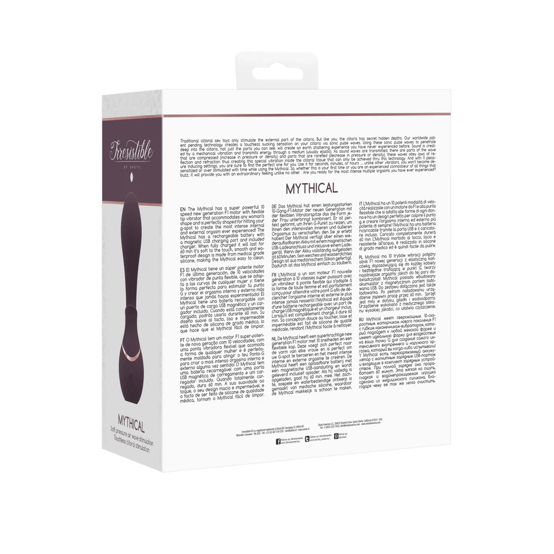 G Punkt Vibrator mit 10 Geschwindigkeitsstufen – Mythical Irresistible by Shots – Bild 19