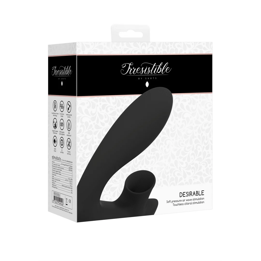 G Punkt Vibrator mit 10 Vibrationsmodi – Schwarzer Tester Irresistible by Shots – Bild 6