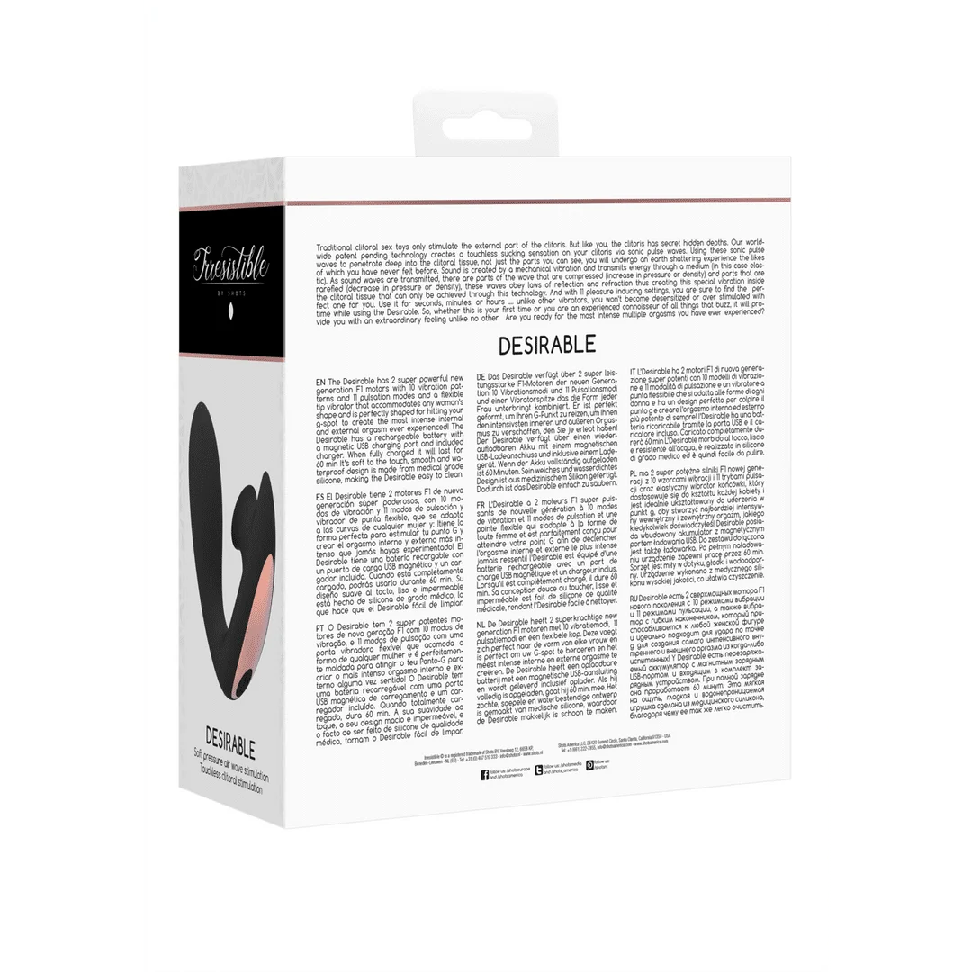 G Punkt Vibrator mit 10 Vibrationsmodi – Schwarzer Tester Irresistible by Shots – Bild 7
