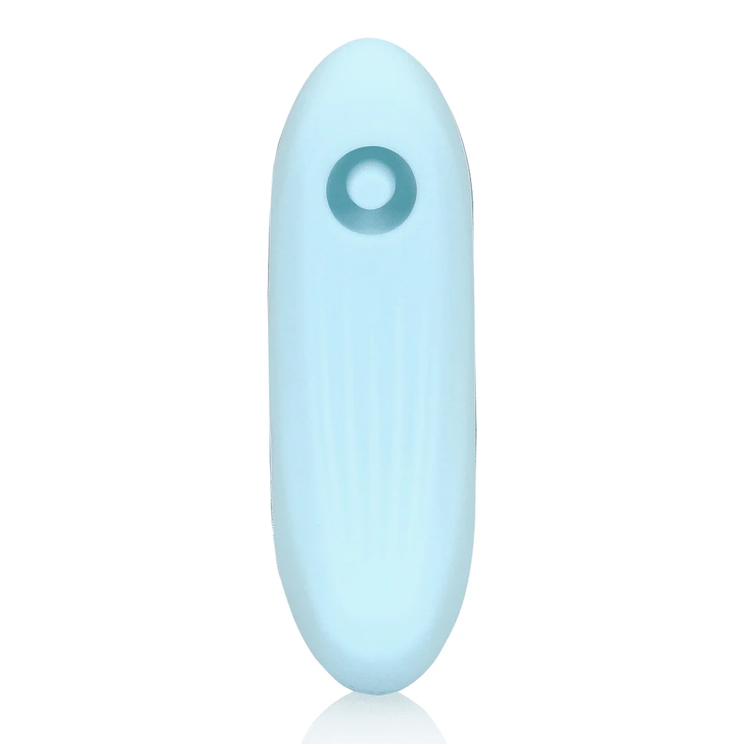 Klitorisvibrator mit Pulswellenstimulation – Arctic Blue Loveline by Shots – Bild 9