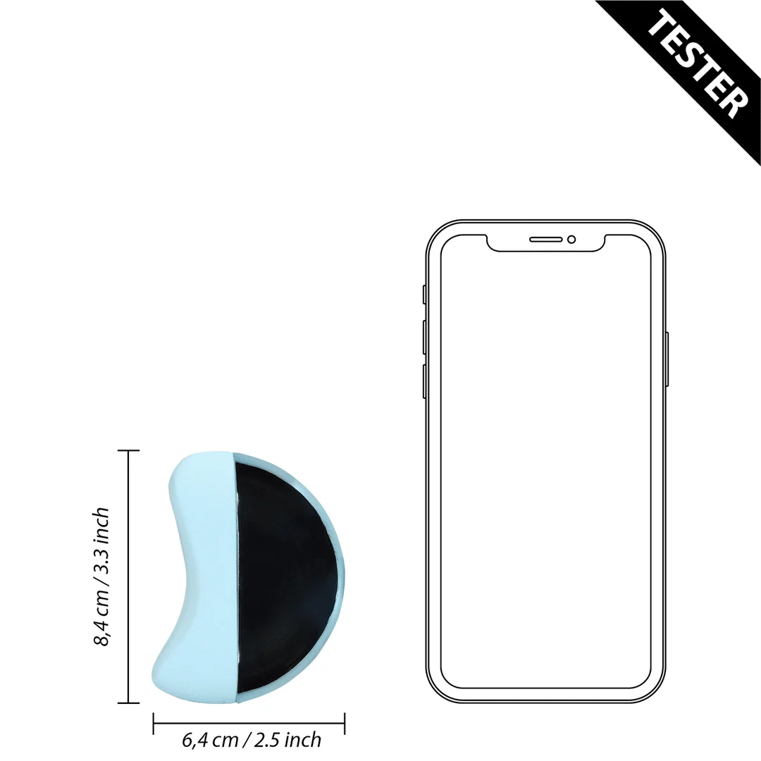 Klitorisvibrator mit Pulswellenstimulation – Arctic Blue Loveline by Shots – Bild 4