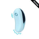 Klitorisvibrator mit Pulswellenstimulation – Arctic Blue Loveline by Shots – Bild 5