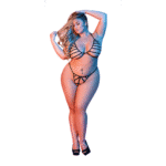 Schwarzes BH und G String Set mit Riemen – Bild 6