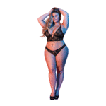Magic Silk Bralette und Spitzenslip, schwarz, 2X – Bild 6