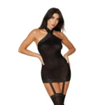 Dreamgirl Sheer Garter Dress, Einheitsgröße, schwarz – Bild 4