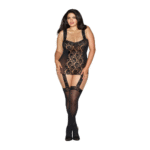 Dreamgirl Lace Up Back Strapshemd – Bild 2