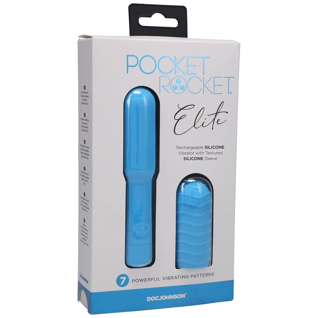 0376-10-BX-2 Doc Johnson Pocket Rocket Elite Mini Vibrator – Bild 1