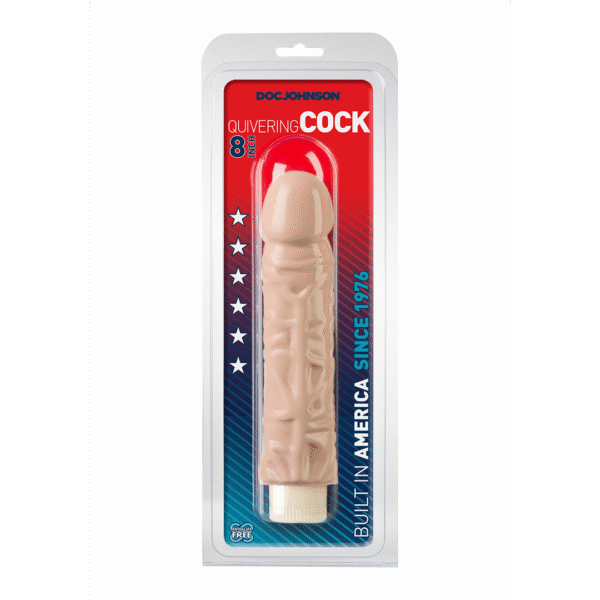 Doc Johnson Quivering Cock Vibrator mit mehreren Geschwindigkeitsstufen