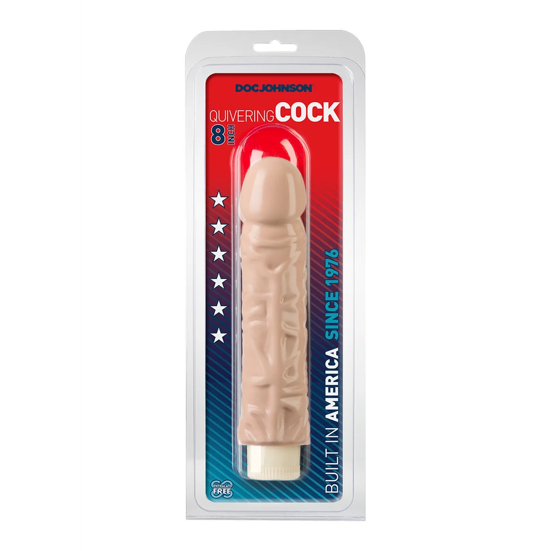 0418-01-CD-2 Doc Johnson Quivering Cock Vibrator mit mehreren Geschwindigkeitsstufen – Bild 1