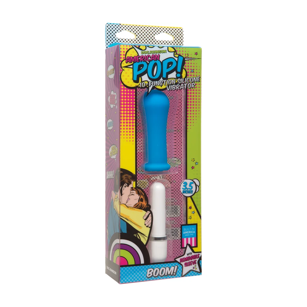 Vibrator mit 10 Modi und wasserdicht – American Pop Boom (Doc Johnson) – Bild 1
