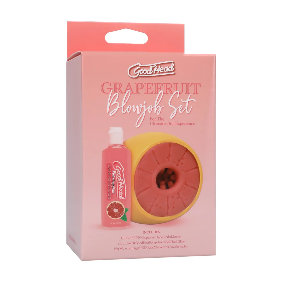 0682-35-BX-2 Doc Johnson Grapefruit Blowjob Set – Bild 1
