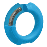 Nicht vibrierender Cockring mit Metallkern – Flexisteel – Bild 2