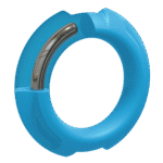 Nicht vibrierender Penisring mit Silikon und Metallkern im Inneren, 43 mm – Bild 2