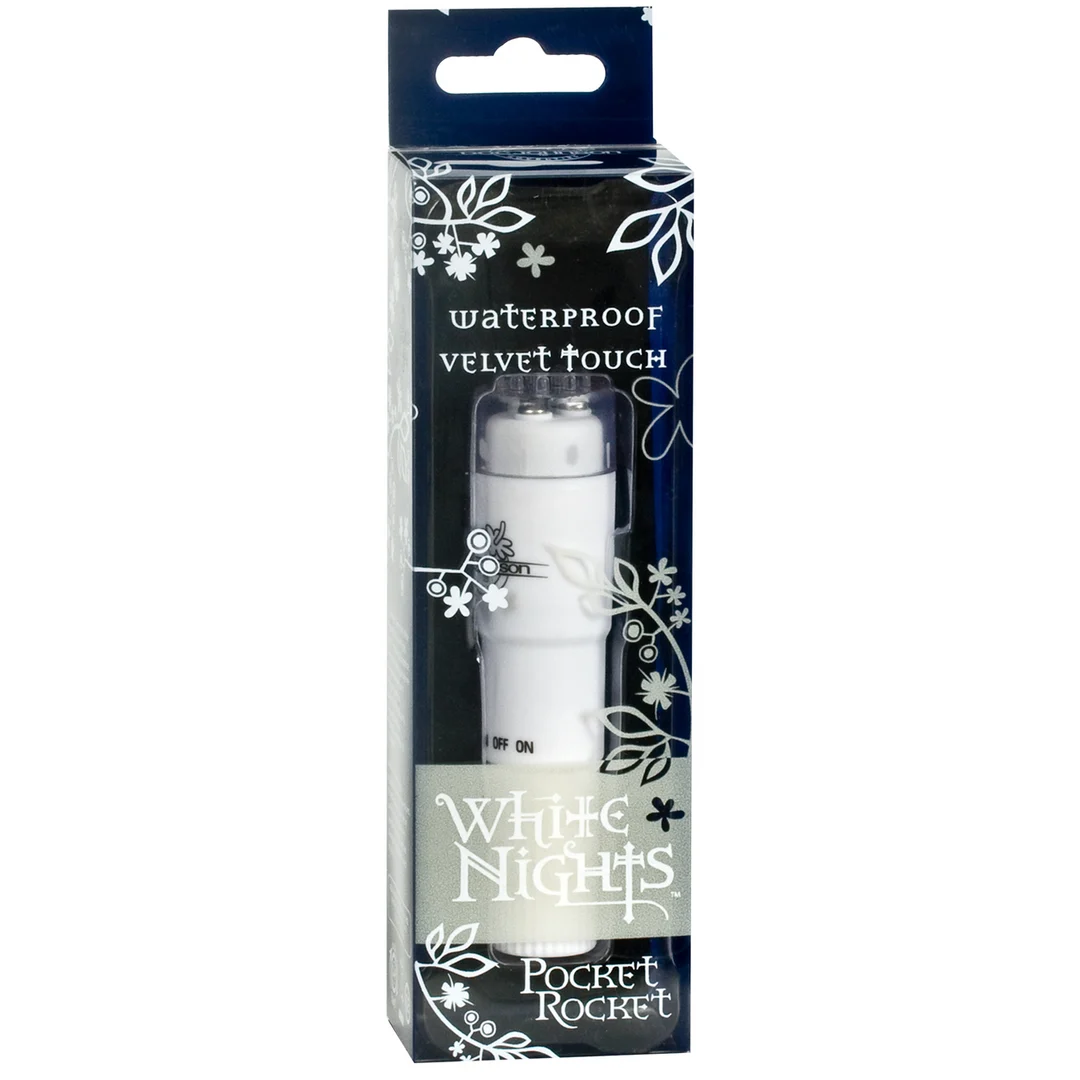 0949-03-BX-2 Doc Johnson White Nights Pocket Rocket – Bild 1