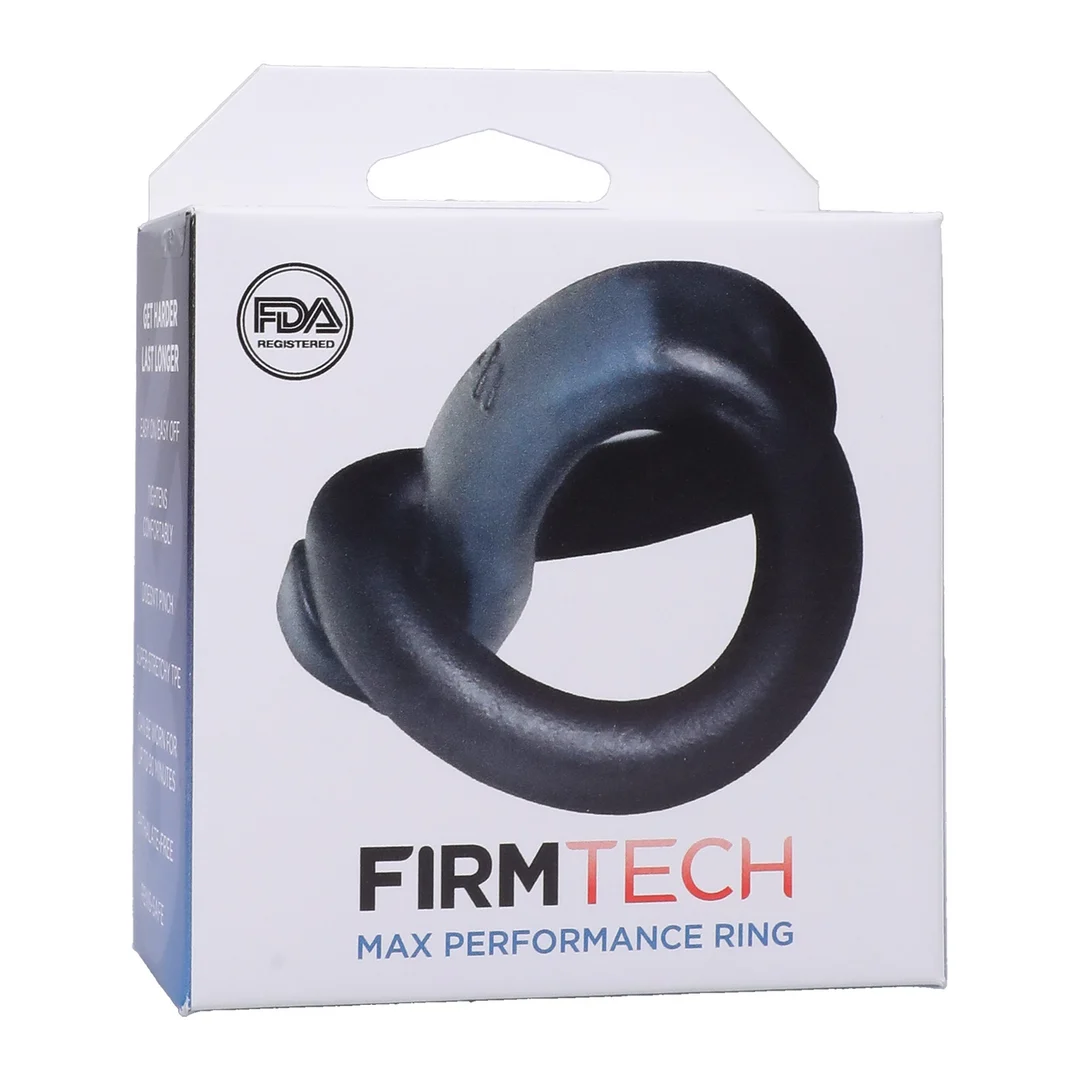 0991-31-BX-2 Cockring aus besonders dehnbarem TPE – Schwarz/Blau – Bild 1