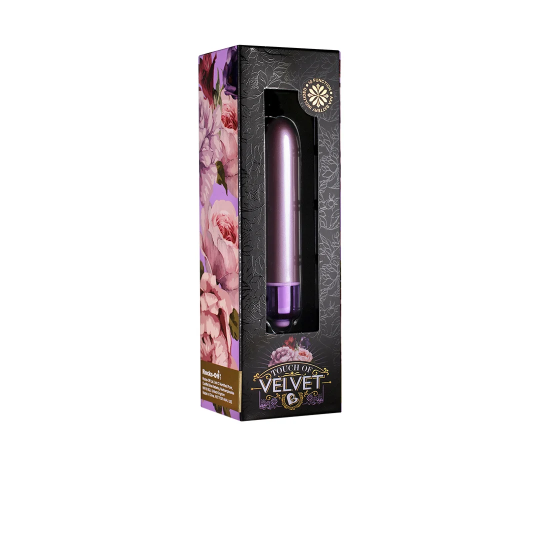 10RO90LILAC-2 Rocks Off Touch of Velvet Vibrations Bullet – Bild 1