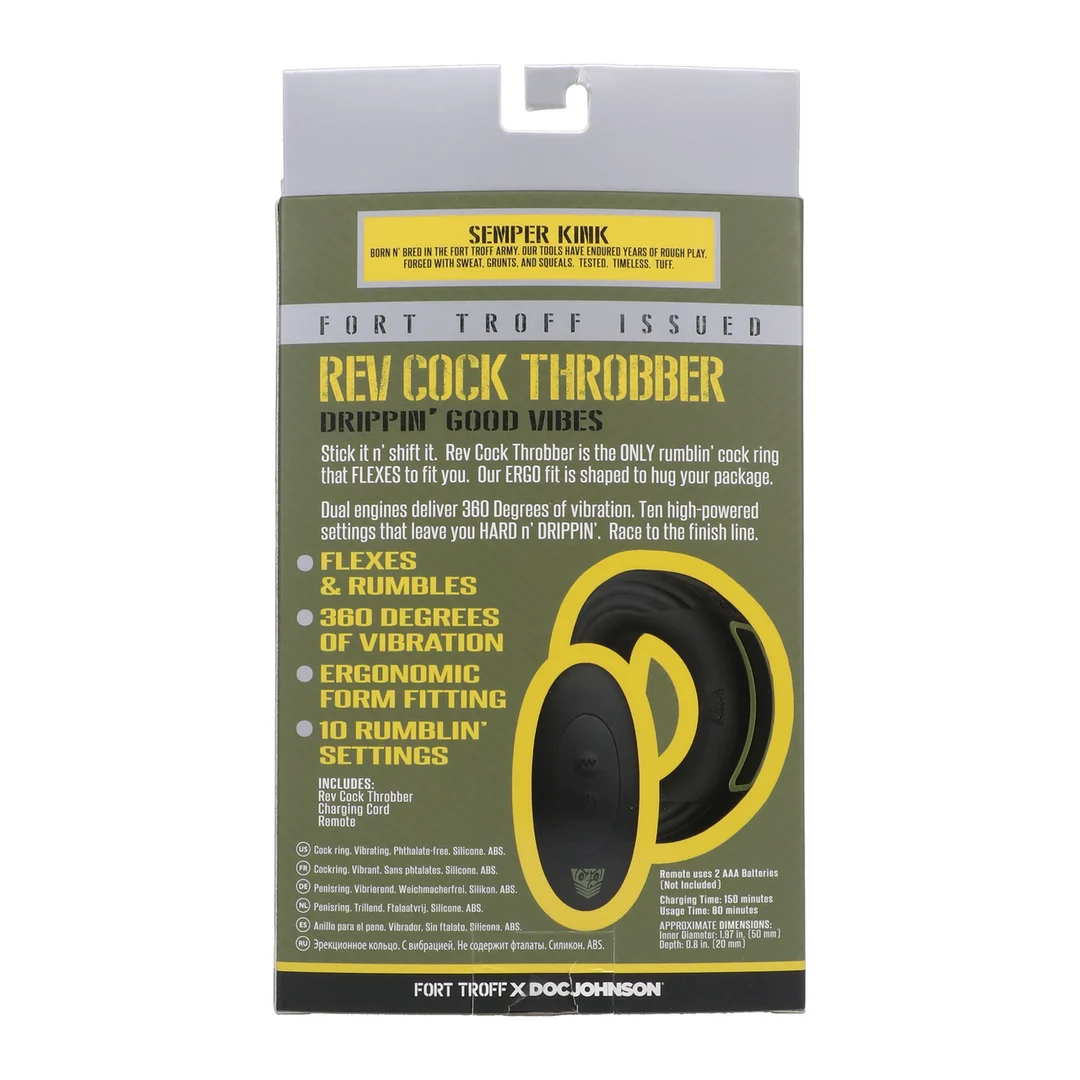 Doc Johnson Rev Cock Throbber vibrierender Penisring – Bild 2