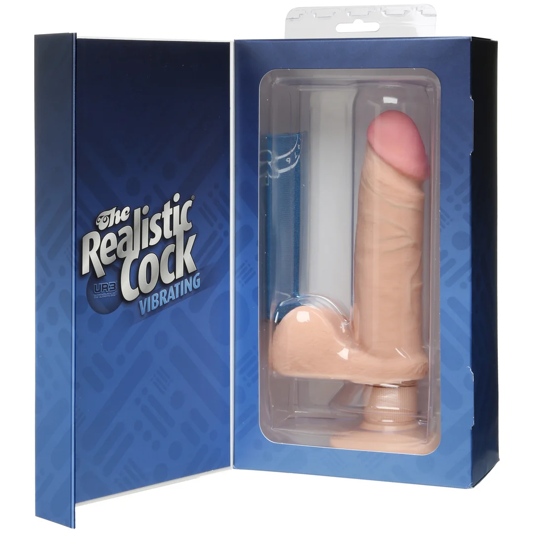 Realistischer Vibrator mit Dual Density UR3, Saugnapf und mehreren Vibrationsstufen von Doc Johnson – Bild 2