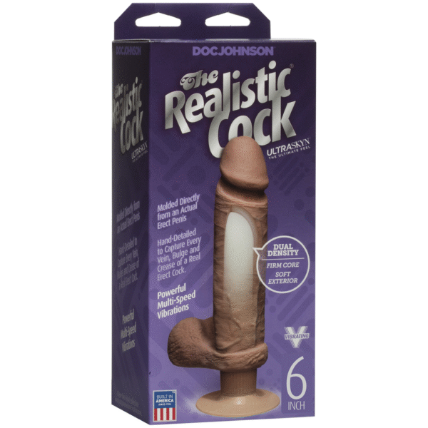 Doc Johnson ULTRASKYN vibrierender Dildo
