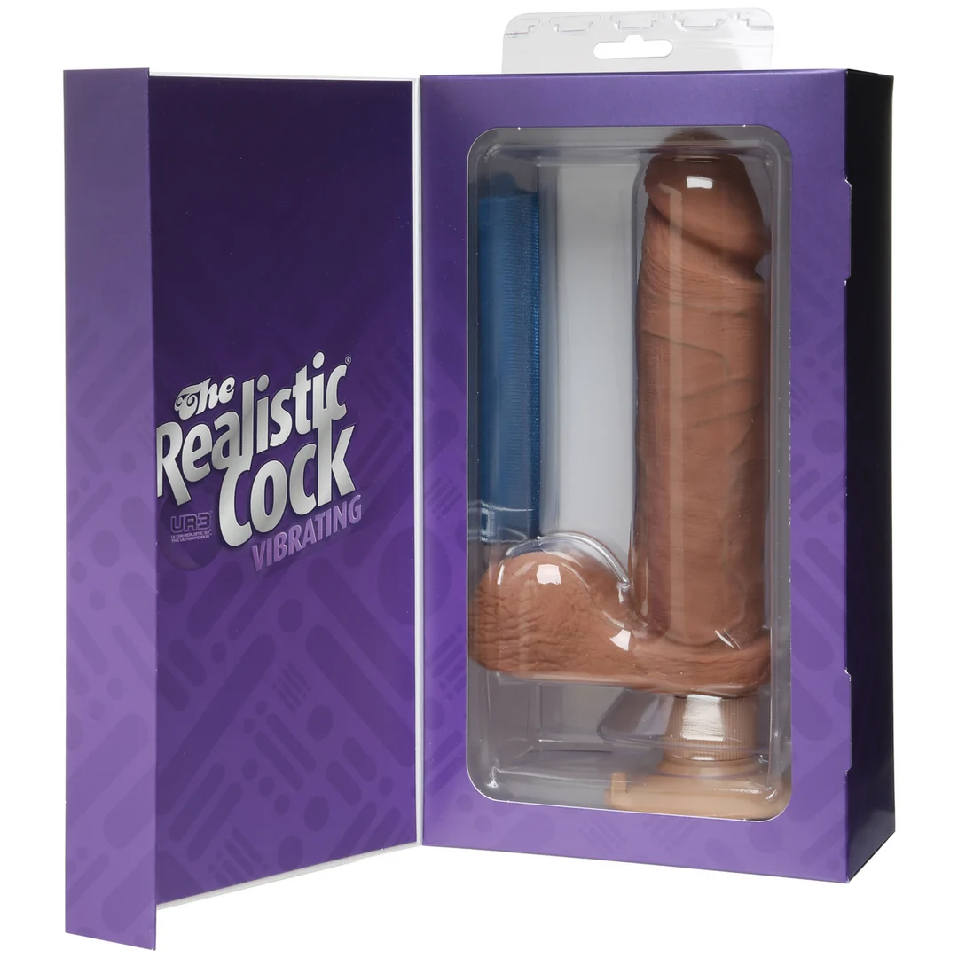 1160-06-BX-2 Realistischer Vibrator mit Dual Density UR3 und Saugnapf von Doc Johnson – Bild 1