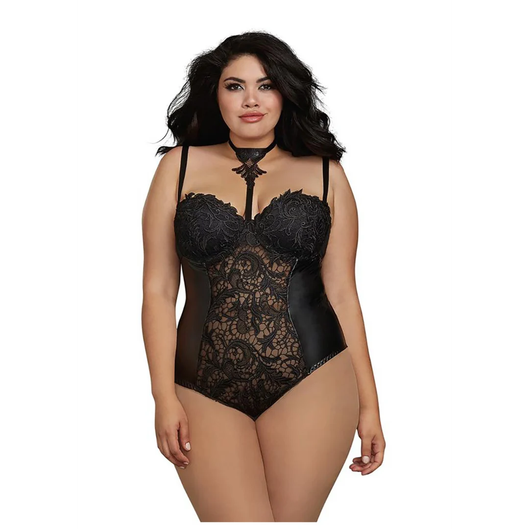 Dreamgirl schwarzer Teddy 1X – Bild 2