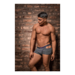 Male Power Heather Haze Mini Shorts – Bild 4