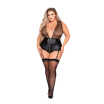 Sexy Body mit Reißverschluss und Strumpfhaltern für kurvige Silhouette – Dreamgirls – Bild 2