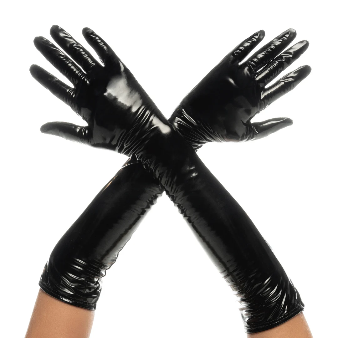 Mapalé Cruella glänzende Handschuhe L/XL – Bild 5