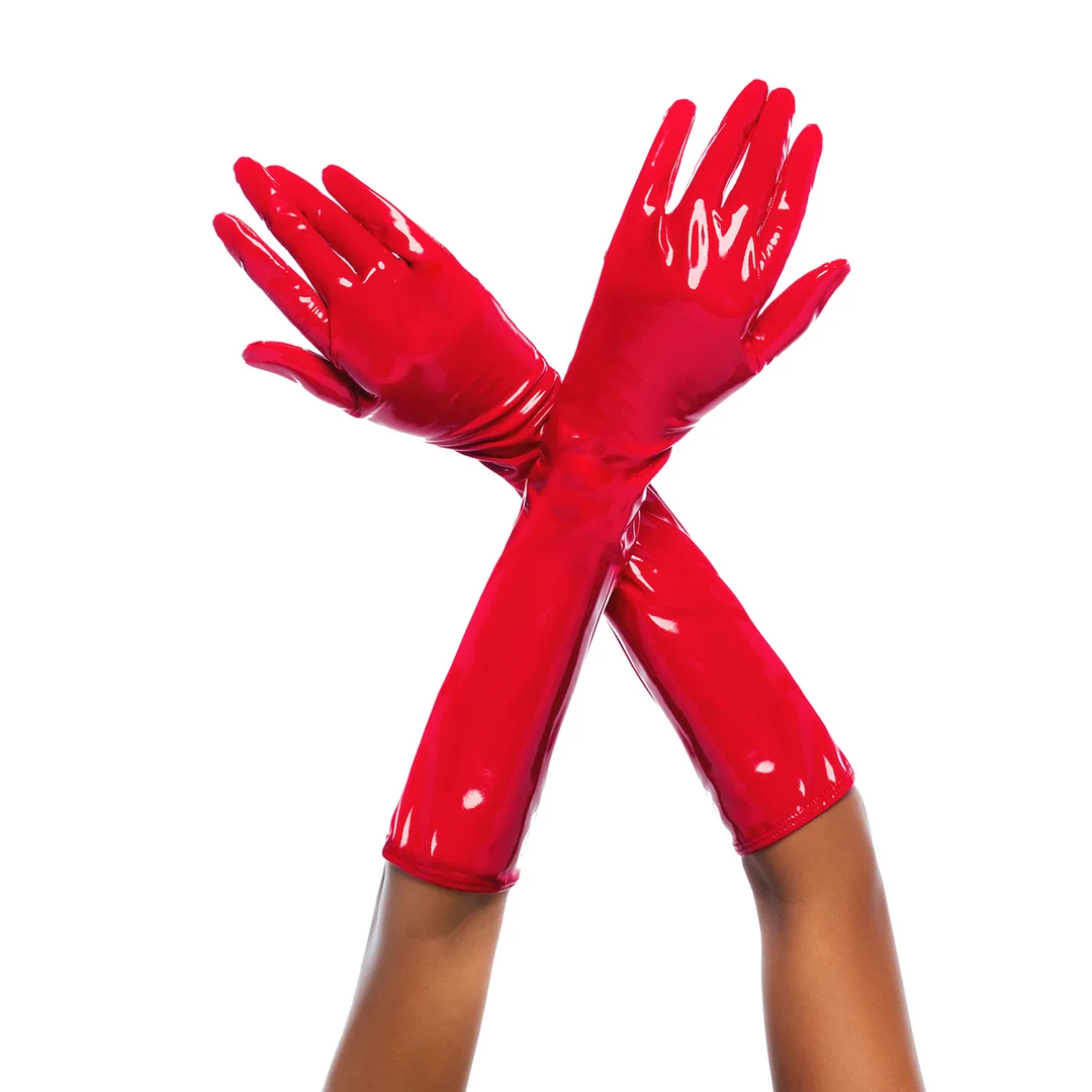 Mapalé Cruella glänzende Handschuhe L/XL – Bild 11