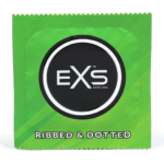 EXS 3 in 1 gerippte, gepunktete und ausgestellte Kondome